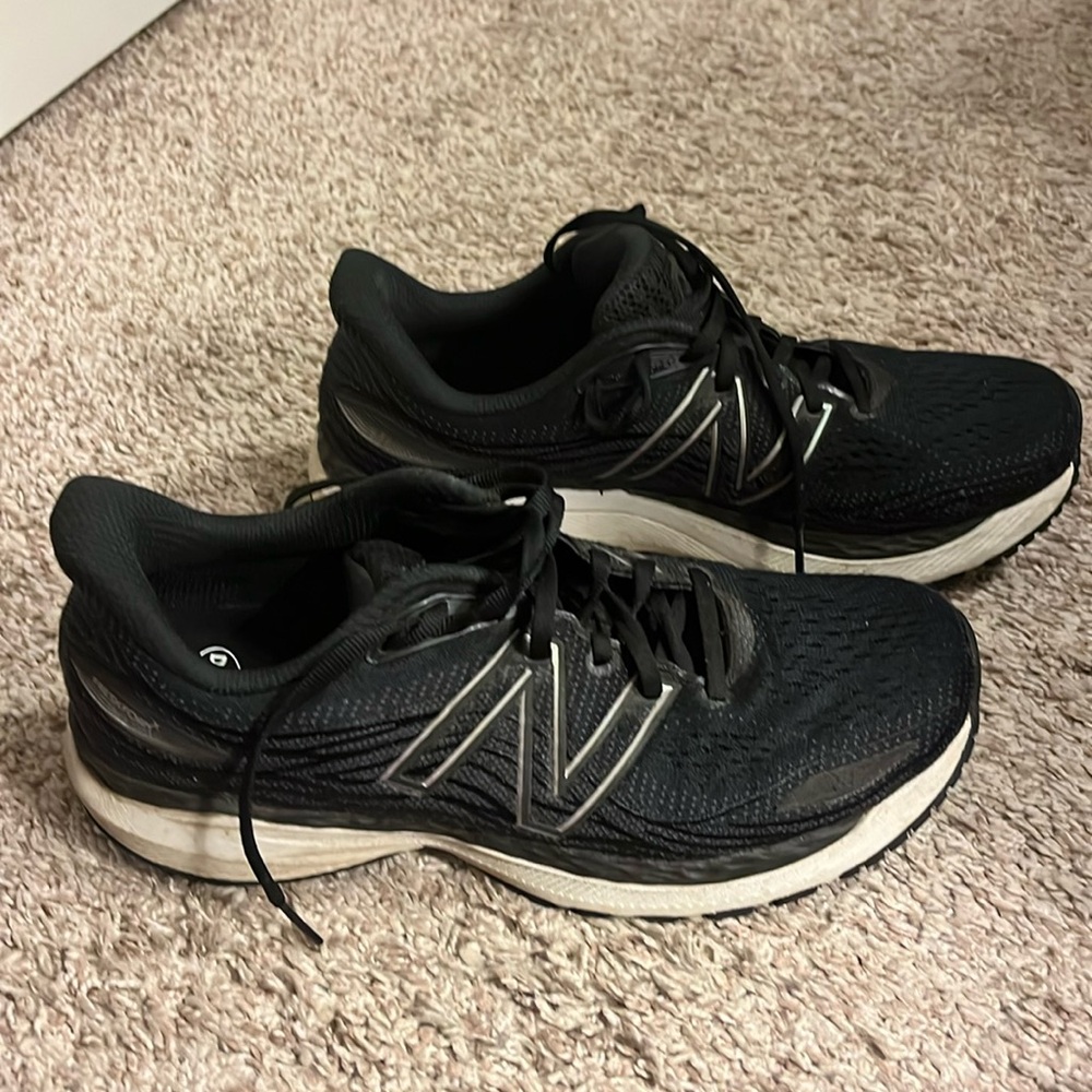 New Balance running shoes (used). Size 9.5. See description